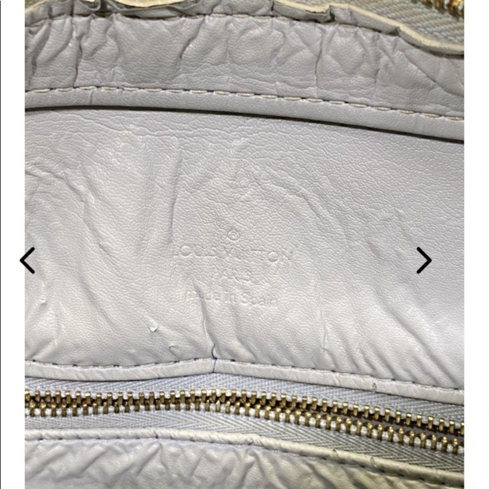 Louis Vuitton Houston Vernis Silver Leather shoulder bag vintage Authenticated - Picture 16 of 16